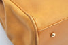 Authentic GUCCI Vintage Shoulder Bag Purse Leather Yellow Junk K4168