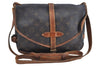 Authentic Louis Vuitton Monogram Saumur 30 Shoulder Cross Bag M42256 LV K4171