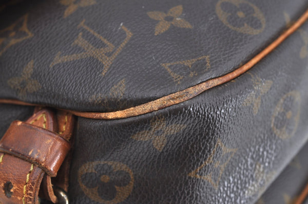 Authentic Louis Vuitton Monogram Saumur 30 Shoulder Cross Bag M42256 LV K4171