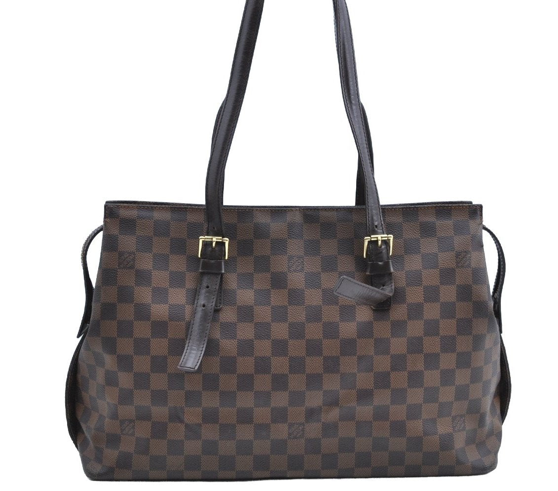Authentic Louis Vuitton Damier Chelsea Shoulder Tote Bag N51119 LV K4172