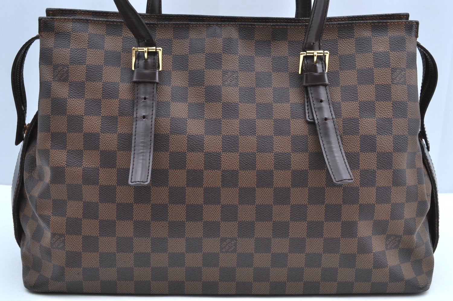 Authentic Louis Vuitton Damier Chelsea Shoulder Tote Bag N51119 LV K4172