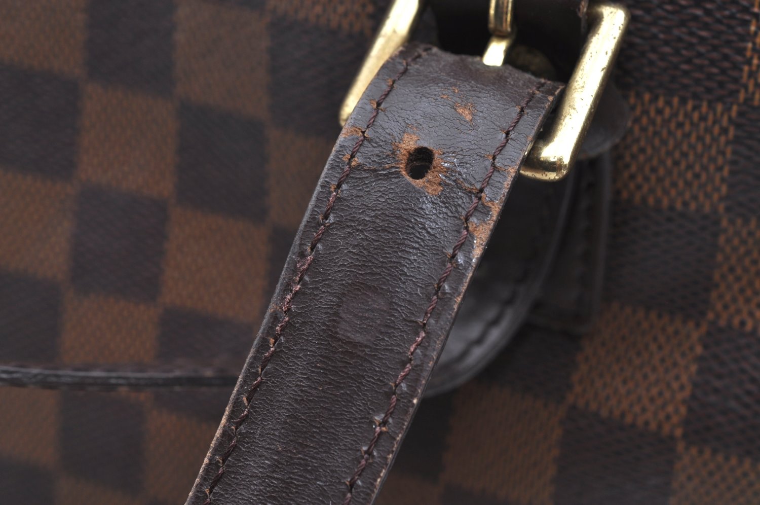 Authentic Louis Vuitton Damier Chelsea Shoulder Tote Bag N51119 LV K4172