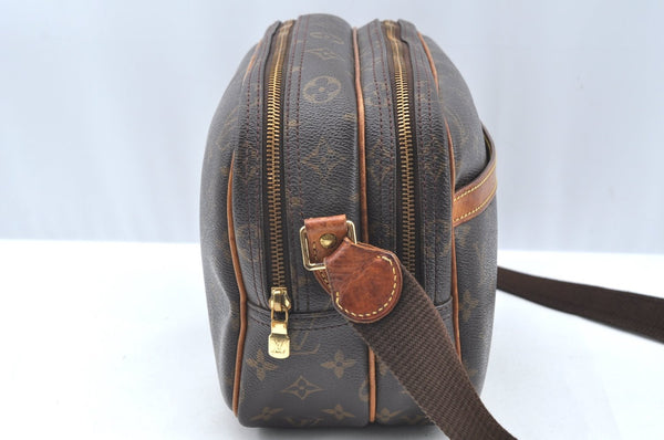Authentic Louis Vuitton Monogram Reporter PM Shoulder Cross Bag M45254 LV K4176