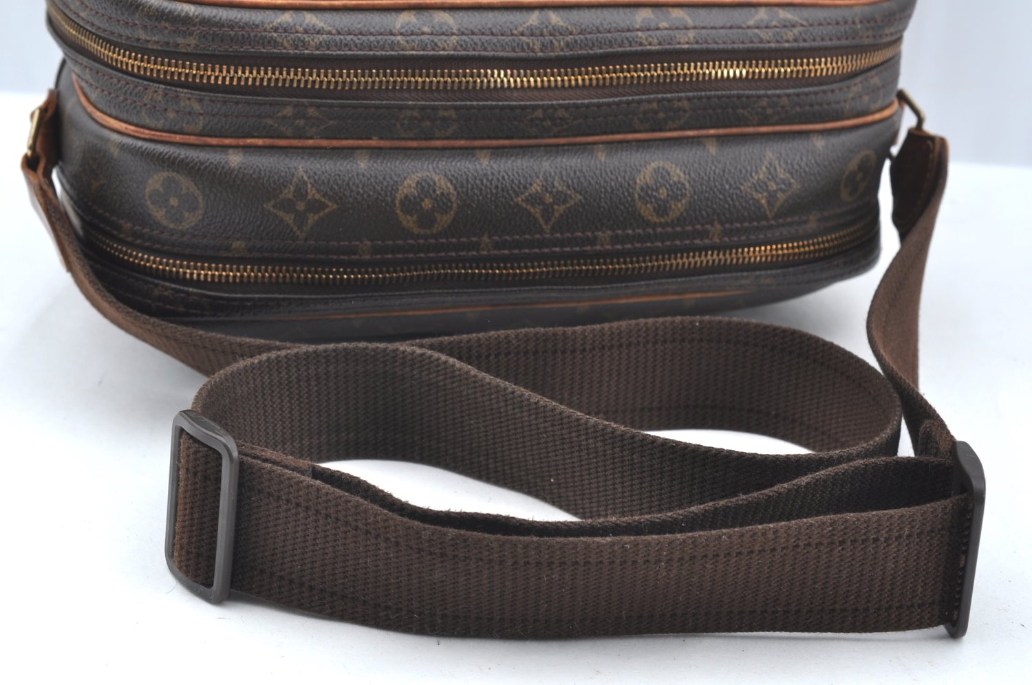 Authentic Louis Vuitton Monogram Reporter PM Shoulder Cross Bag M45254 LV K4176