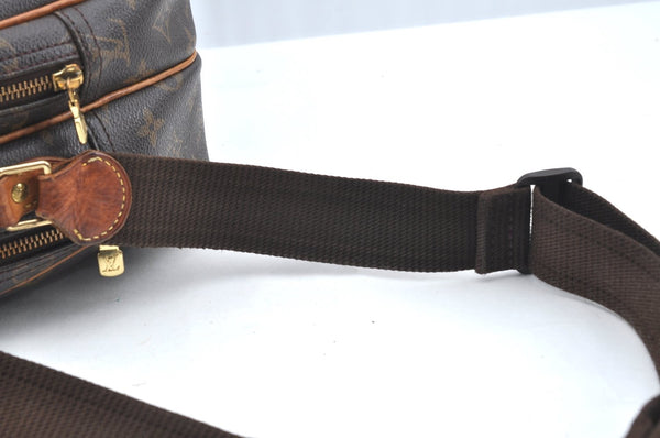 Authentic Louis Vuitton Monogram Reporter PM Shoulder Cross Bag M45254 LV K4176