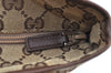 Authentic GUCCI Vintage Shoulder Tote Bag GG Canvas Leather 0190402 Brown K4182