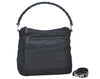 Authentic GUCCI Bamboo 2Way Shoulder Hand Bag Nylon Leather 0000509 Black K4185