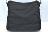 Authentic GUCCI Bamboo 2Way Shoulder Hand Bag Nylon Leather 0000509 Black K4185