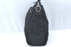 Authentic GUCCI Bamboo 2Way Shoulder Hand Bag Nylon Leather 0000509 Black K4185