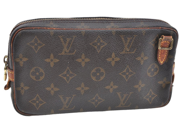 Authentic Louis Vuitton Monogram Marly Bandouliere Shoulder Cross Bag Junk K4188