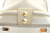 Authentic Louis Vuitton Suhali Lockit PM Hand Bag White M91887 LV K4191