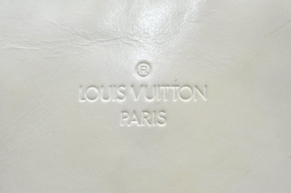 Authentic Louis Vuitton Suhali Lockit PM Hand Bag White M91887 LV K4191