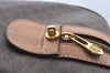 Authentic CELINE Macadam Blason Pattern Boston Bag PVC Leather Brown K4193