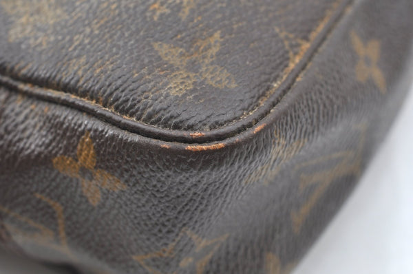 Auth Louis Vuitton Monogram Trousse Toilette 23 Clutch Hand Bag M47524 LV K4196