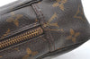 Auth Louis Vuitton Monogram Trousse Toilette 23 Clutch Hand Bag M47524 LV K4196