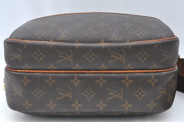 Authentic Louis Vuitton Monogram Reporter PM Shoulder Cross Bag M45254 LV K4197