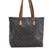 Authentic Louis Vuitton Monogram Cabas Mezzo Shoulder Tote Bag M51151 LV K4198