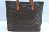 Authentic Louis Vuitton Monogram Cabas Mezzo Shoulder Tote Bag M51151 LV K4198