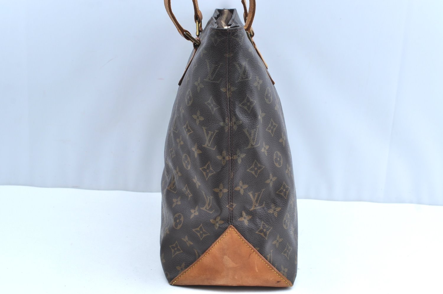 Authentic Louis Vuitton Monogram Cabas Mezzo Shoulder Tote Bag M51151 LV K4198