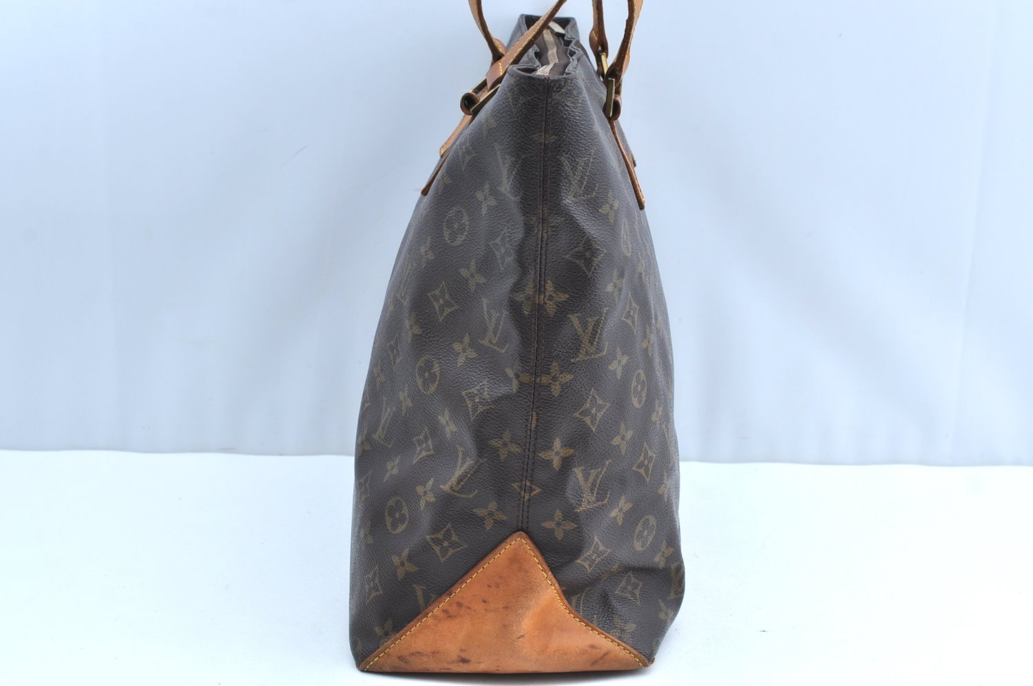 Authentic Louis Vuitton Monogram Cabas Mezzo Shoulder Tote Bag M51151 LV K4198