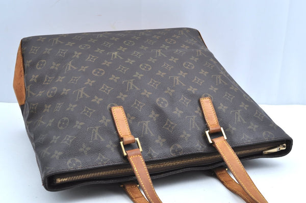 Authentic Louis Vuitton Monogram Cabas Mezzo Shoulder Tote Bag M51151 LV K4198