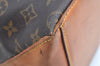 Authentic Louis Vuitton Monogram Cabas Mezzo Shoulder Tote Bag M51151 LV K4198