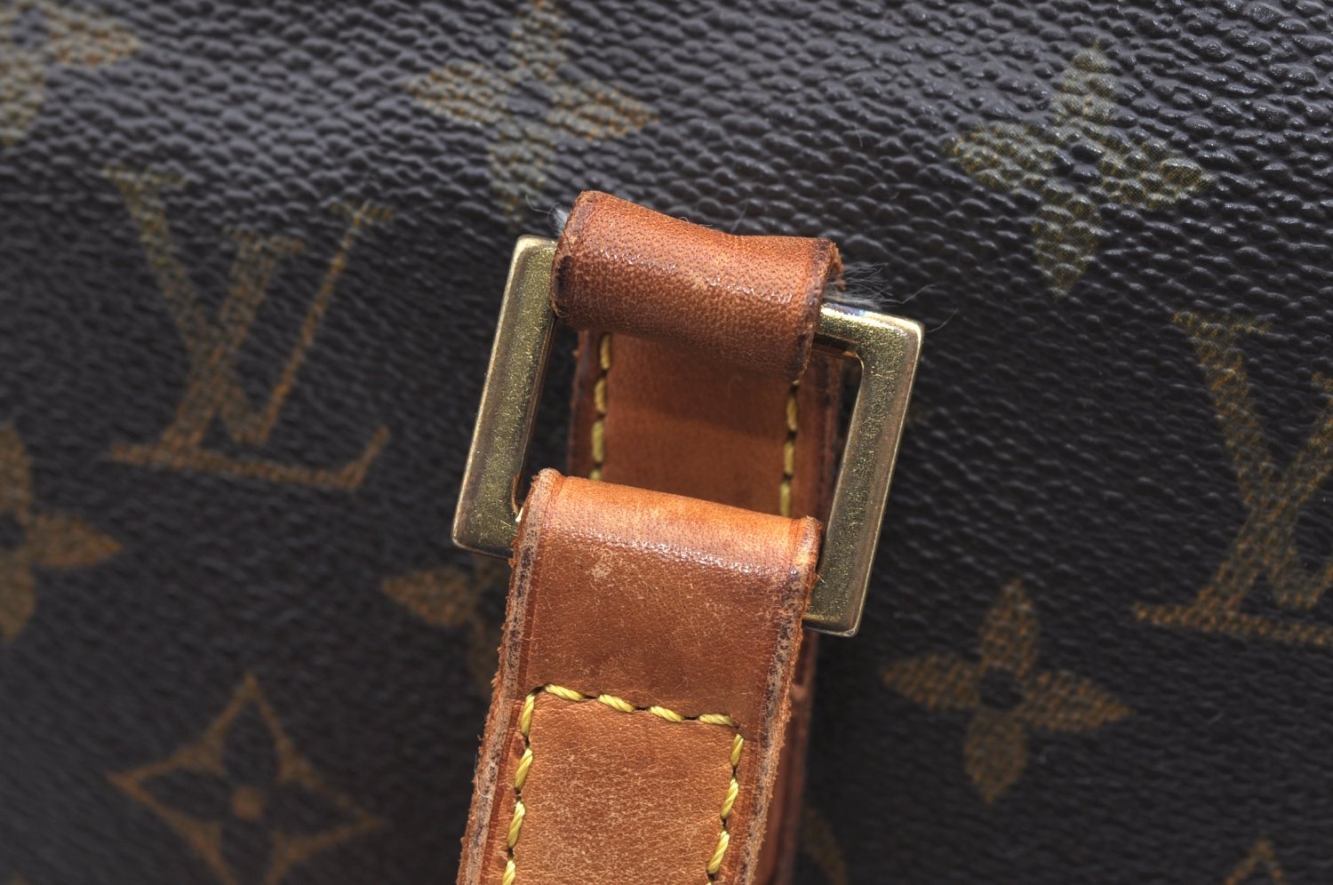 Authentic Louis Vuitton Monogram Cabas Mezzo Shoulder Tote Bag M51151 LV K4198