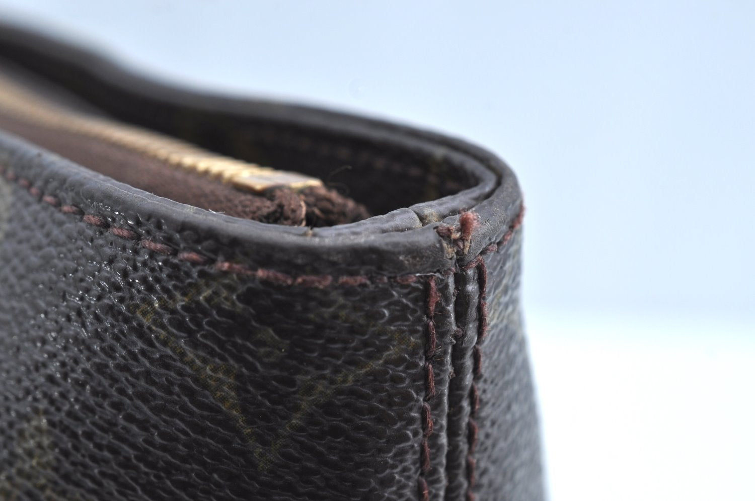 Authentic Louis Vuitton Monogram Cabas Mezzo Shoulder Tote Bag M51151 LV K4198