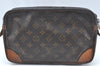 Authentic Louis Vuitton Monogram Compiegne 28 Clutch Hand Bag M51845 Junk K4199