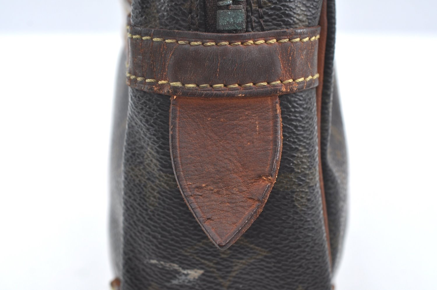 Authentic Louis Vuitton Monogram Compiegne 28 Clutch Hand Bag M51845 Junk K4199