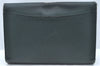 Auth Louis Vuitton Taiga Volga Document case Clutch Bag Green M30204 LV K4203