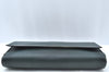 Auth Louis Vuitton Taiga Volga Document case Clutch Bag Green M30204 LV K4203
