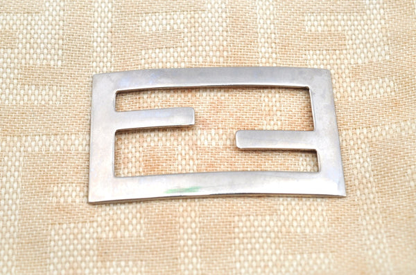 Authentic FENDI Zucca Shoulder Hand Bag Purse Canvas Leather Beige K4207