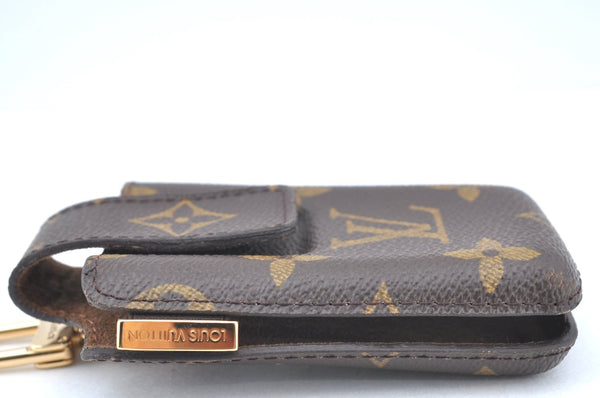 Authentic Louis Vuitton Monogram Etui TelePhone International PM M63064 LV K4215