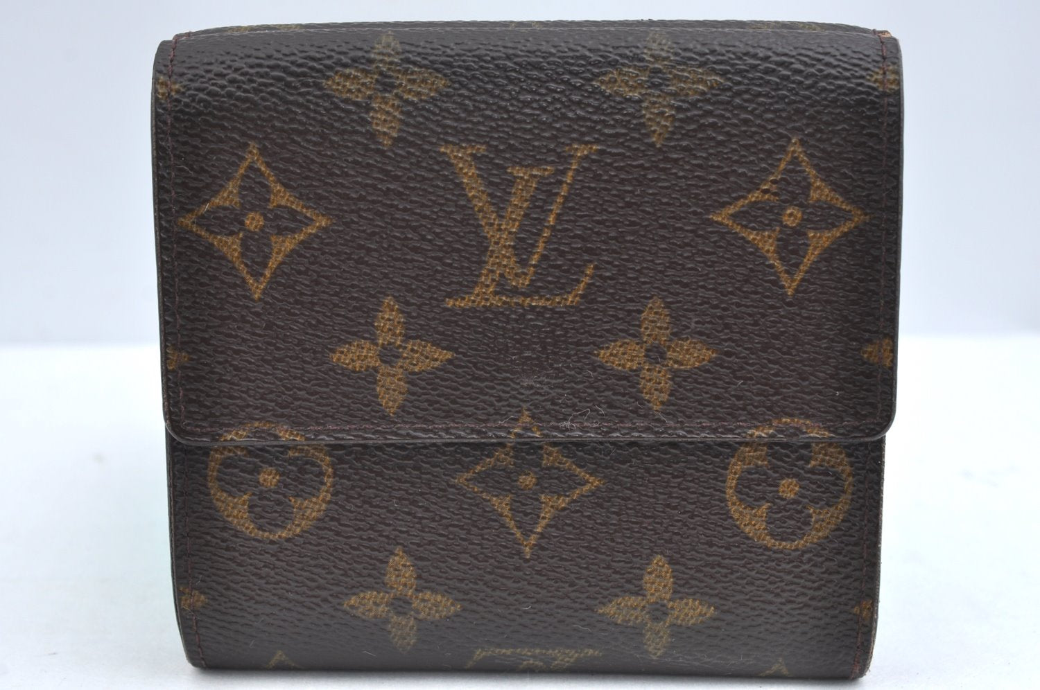 Authentic Louis Vuitton Monogram M61652 Porte Monnaie Billet Carte Credit K4225