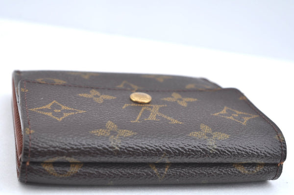 Authentic Louis Vuitton Monogram M61652 Porte Monnaie Billet Carte Credit K4225