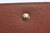 Authentic Louis Vuitton Monogram M61652 Porte Monnaie Billet Carte Credit K4225