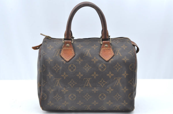 Authentic Louis Vuitton Monogram Speedy 25 Boston Hand Bag LV Old Model K4228