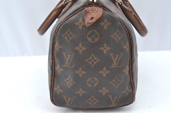 Authentic Louis Vuitton Monogram Speedy 25 Boston Hand Bag LV Old Model K4228