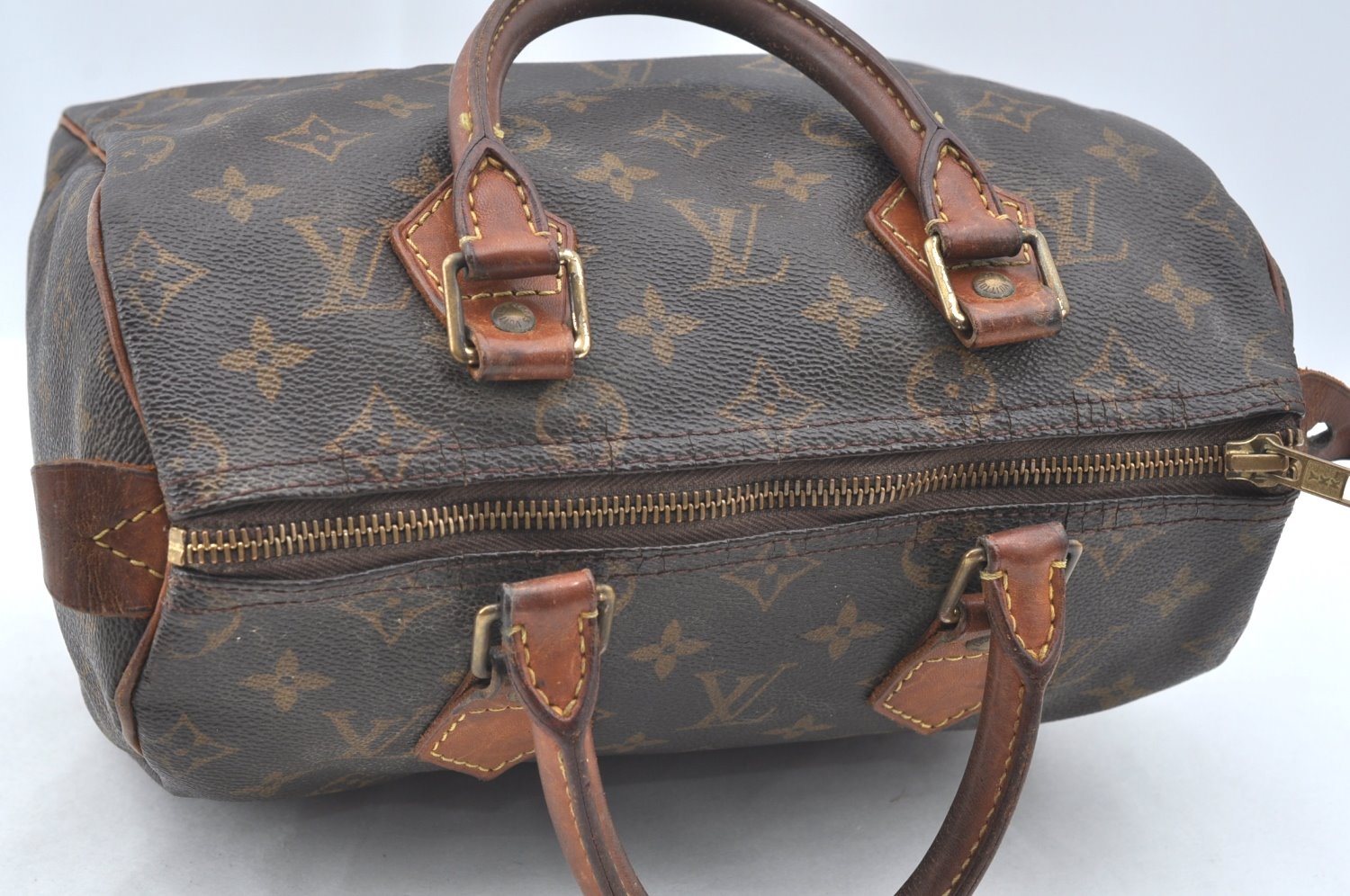 Authentic Louis Vuitton Monogram Speedy 25 Boston Hand Bag LV Old Model K4228