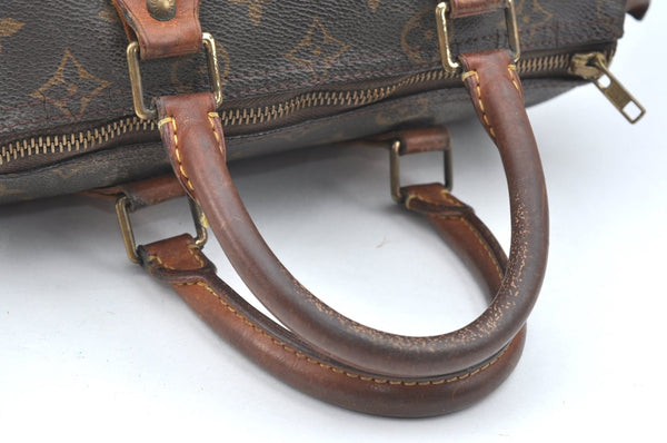 Authentic Louis Vuitton Monogram Speedy 25 Boston Hand Bag LV Old Model K4228