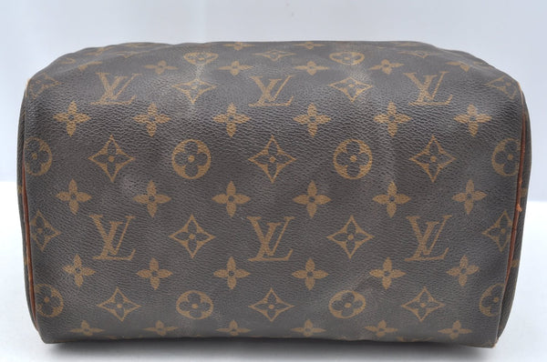 Authentic Louis Vuitton Monogram Speedy 25 Boston Hand Bag LV Old Model K4228