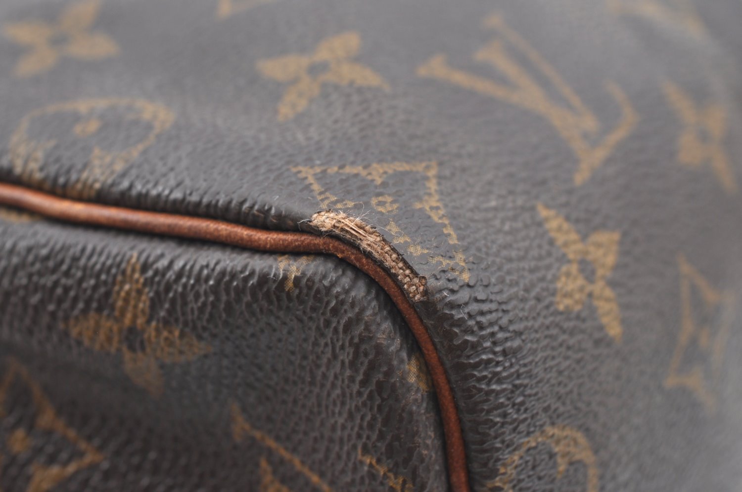 Authentic Louis Vuitton Monogram Speedy 25 Boston Hand Bag LV Old Model K4228