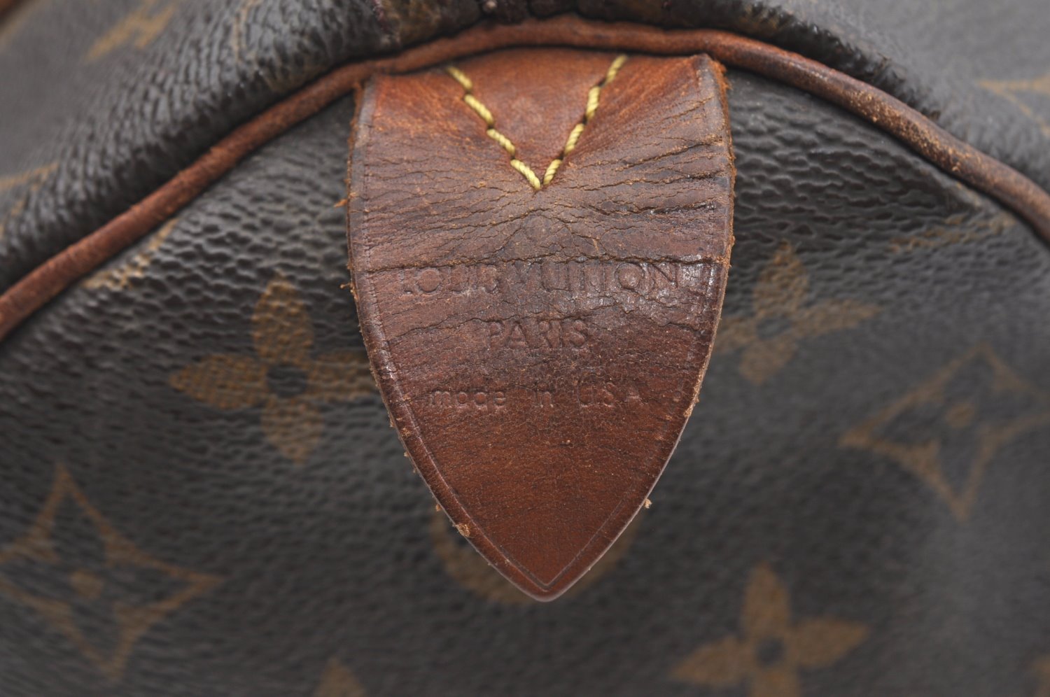 Authentic Louis Vuitton Monogram Speedy 25 Boston Hand Bag LV Old Model K4228