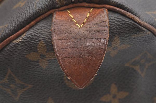 Authentic Louis Vuitton Monogram Speedy 25 Boston Hand Bag LV Old Model K4228