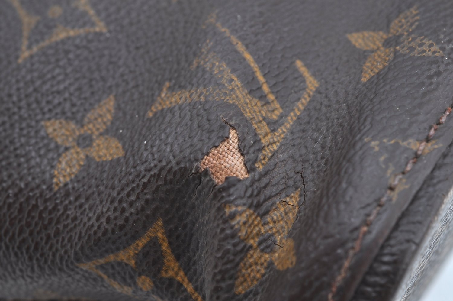 Authentic Louis Vuitton Monogram Vavin GM Shoulder Tote Bag M51170 LV Junk K4230