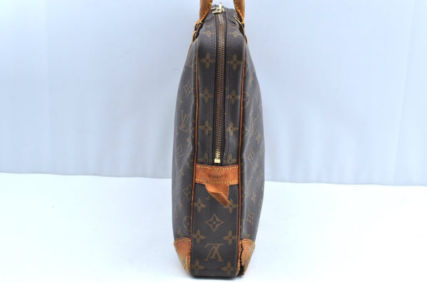 Authentic Louis Vuitton Monogram Porte Documents Voyage M53361 Briefcase K4231