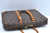 Authentic Louis Vuitton Monogram Porte Documents Voyage M53361 Briefcase K4231