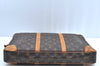 Authentic Louis Vuitton Monogram Porte Documents Voyage M53361 Briefcase K4231