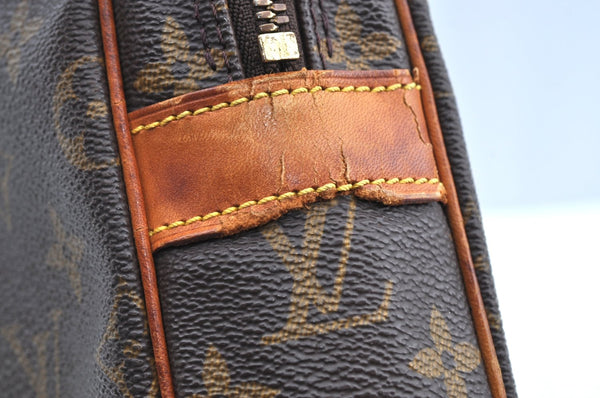 Authentic Louis Vuitton Monogram Porte Documents Voyage M53361 Briefcase K4231